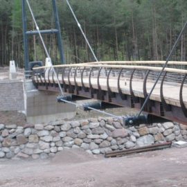 Passerella pedonale sita nei comuni di Grumes Sover (TN)