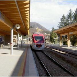 La nuova stazione di Pergine Valsugana (TN)